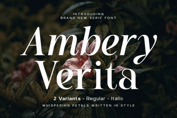 Ambery Verita: A Serif Font That Elevates Digital Branding