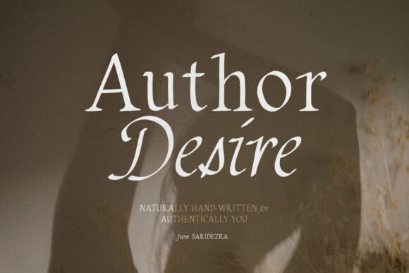 Author Desire: A Serif Font That Adds Warmth to Digital Design