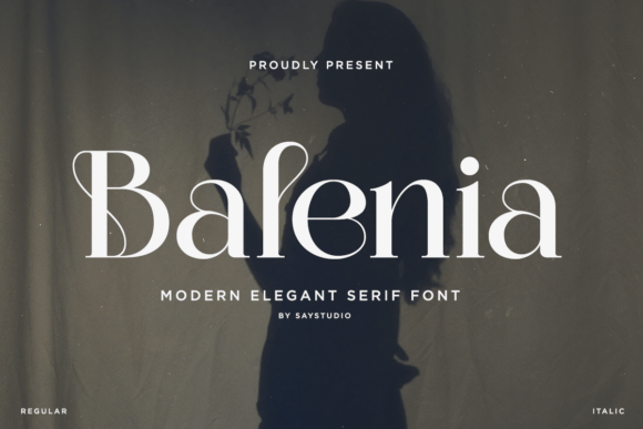 Balenia: A Serif Font for Editorial Elegance