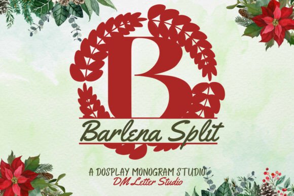 Barlena Split Monogram: A Designer’s Take on Elegant Typography