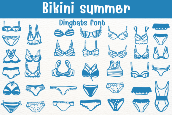 Bikini Summer: A Decorative Font for Digital Branding and Web Design
