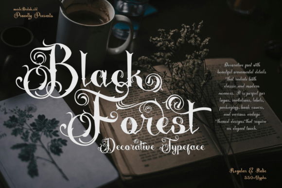 Black Forrest: A Decorative Font for Bold Digital Branding