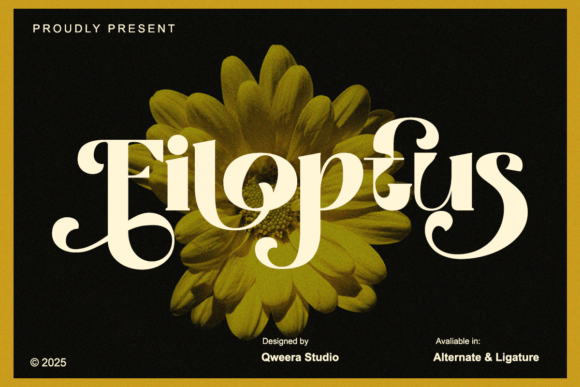 Filoptus: A Serif Font That Elevates Branding
