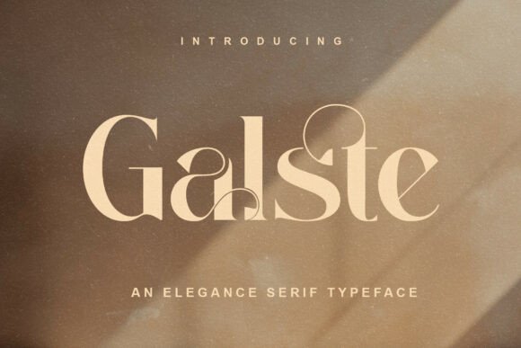 Galste: A Serif Font for Crafters Who Value Beauty and Function