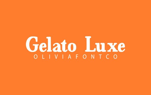 Gelato Luxe: A Serif Font for Creative Campaigns