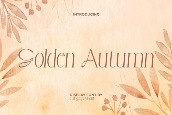 Golden Autumn: A Serif Font for Impactful Digital Design