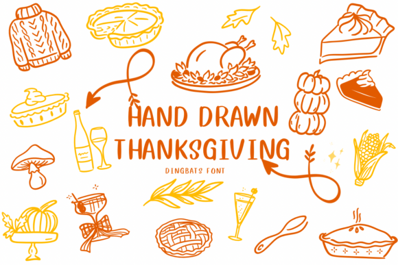 Hand Drawn Thanksgiving: A Font for Branding That Speaks