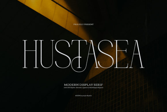 Hustasea: A Serif Font for Impactful Campaigns