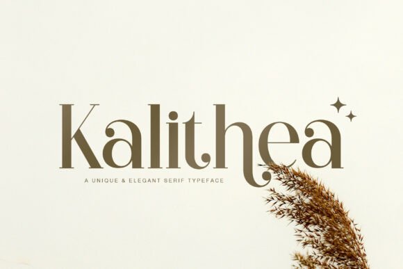 Kalithea: A Serif Font for Timeless Web Design