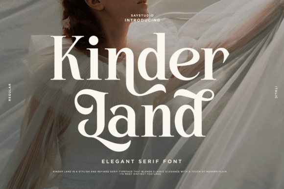 Kinder Land: A Font for Graceful Expression