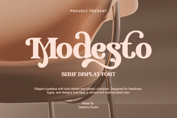 Modesto: A Serif Font with Timeless Sophistication
