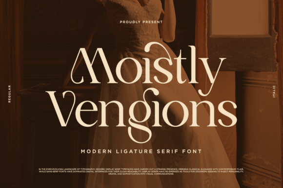 Moisly Vengions: Elevate Your Brand with a Sophisticated Serif Font