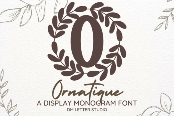Ornatique Monogram: A Designer’s Choice for Refined Branding