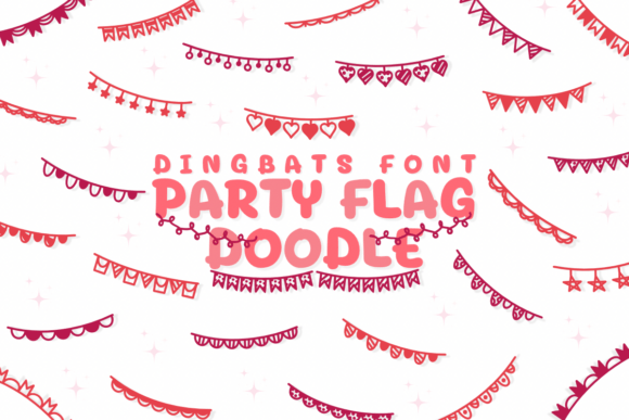 Party Flag Doodle: A Font That Elevates Brand Identity