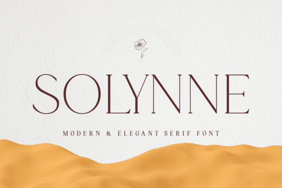 Refined Typography for Modern Branding: Solynne