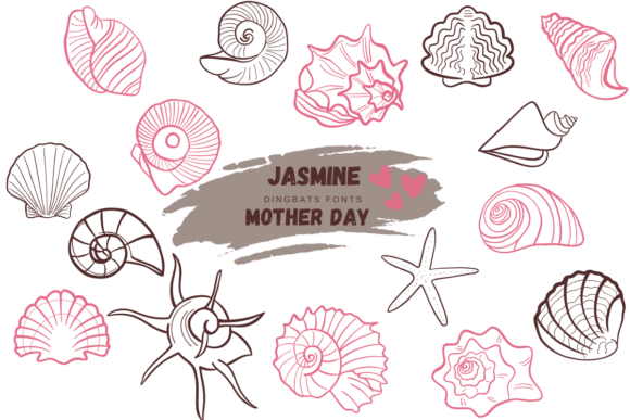 Seashell Doodle: A Nature-Inspired Font for Web Design