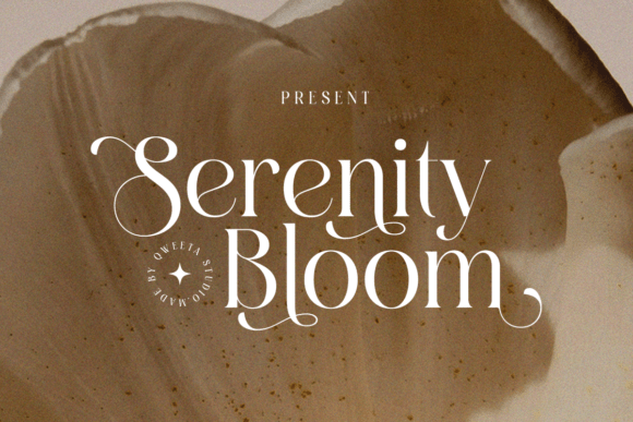 Serenity Bloom: A Serif Font for Modern Digital Design