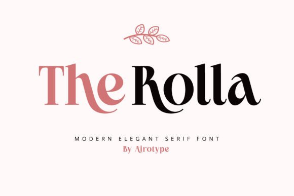 The Rolla: A Serif Font for Crafters Who Value Elegance and Readability