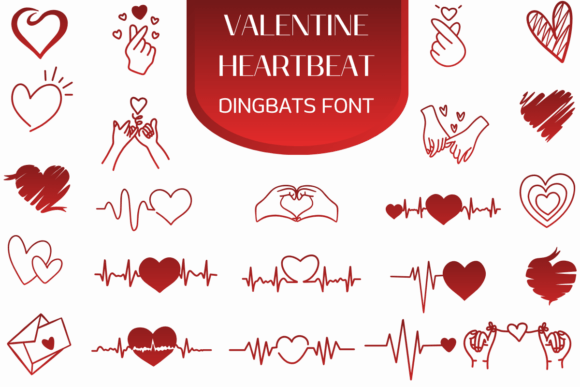 Valentine Heartbeat: A Font for Love and Layout