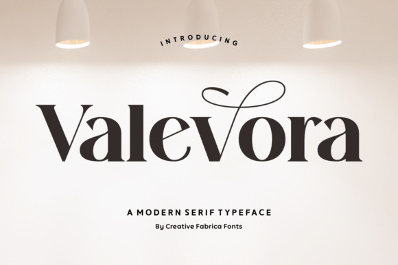 Valevora: A Serif Font for Campaigns That Speak with Elegance