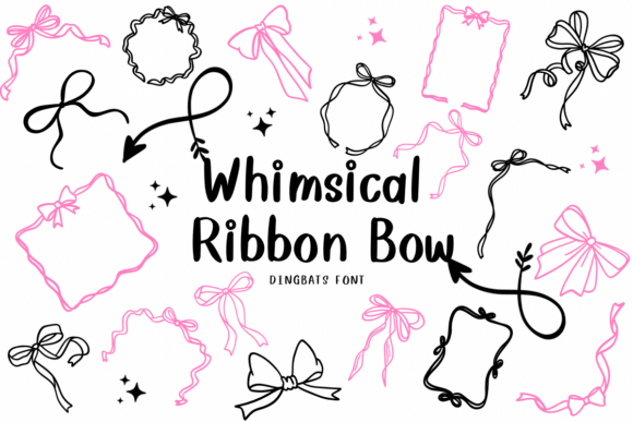 Whimsical Ribbon Bow: A Font That Elevates Your Brand